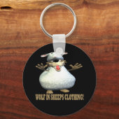 Wolf in Sheeps kleding Sleutelhanger (Voorkant)