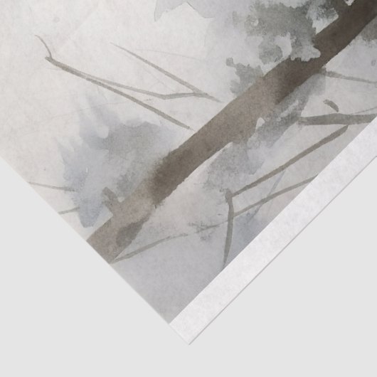 Wolf in Sneeuw 2 Decoupage papier (Detail)