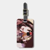 Wolf in Snow Bagagelabel (Voorkant verticaal)