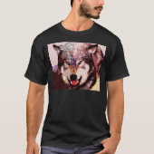 Wolf in Snow T-shirt (Voorkant)