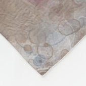 Wolf in waterverf fleece deken (Hoek)