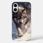 Wolf in winter Case-Mate iPhone case (Achterkant)