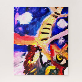 Wolf in winter legpuzzel