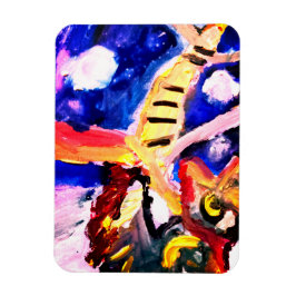 Wolf in winter  magneet