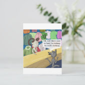 Wolf In Wolvenkleren Grappig Briefkaart (Staand voorkant)