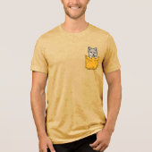 Wolf In Zak Tri-Blend Shirt (Voorkant)