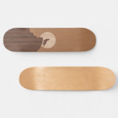 Wolf Inlay Skateboard (Horizontaal)
