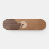Wolf Inlay Skateboard (Horizontaal)