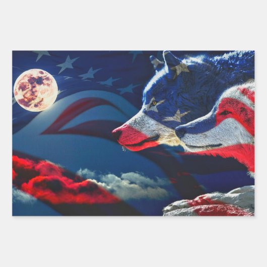 Wolf Inpakpapier Vel (Voorkant)