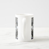 Wolf Inspirational graphic Portrait Porselein Kop (Achterkant)