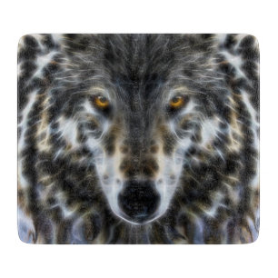 Wolf Inspirational graphic Portrait Snijplank