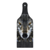 Wolf Inspirational graphic Portrait Snijplank (Voorkant)