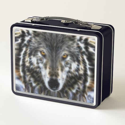 Wolf Inspirerend design Portret (Achterkant)