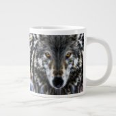 Wolf Inspirerend grafisch portret Grote Koffiekop (Rechts)