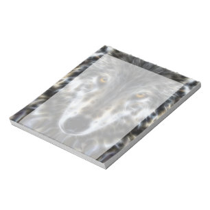 Wolf Inspirerend grafisch portret Notitieblok