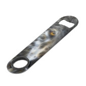 Wolf Inspirerend intense portret Speed Flessenopener (Voorkant Gekanteld)