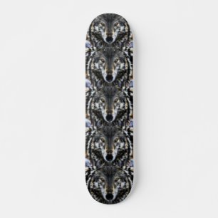 Wolf Inspirerende grafische portret Skateboard