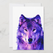 Wolf Invitation Kaart (Voorkant)