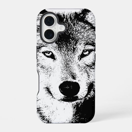Wolf iPhone 16 Hoesje (Achterkant)