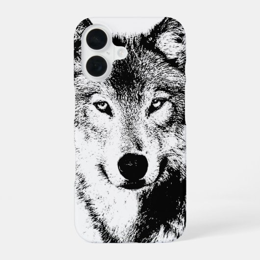 Wolf iPhone 16 Hoesje (Achterkant)