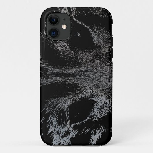 Wolf iPhone 5 Hoesje Wolf Puppy Ogen Hoesje Wolf C (Achterkant)