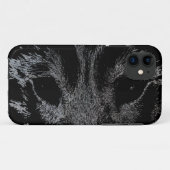 Wolf iPhone 5 Hoesje Wolf Puppy Ogen Hoesje Wolf C (Achterkant (horizontaal))