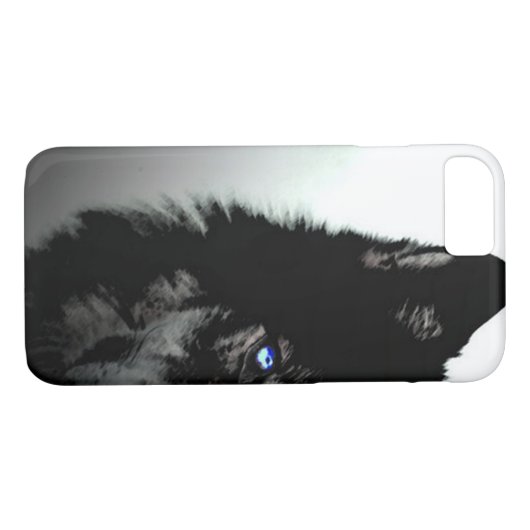 Wolf iPhone 7 hoesje (Achterkant (Horizontaal))