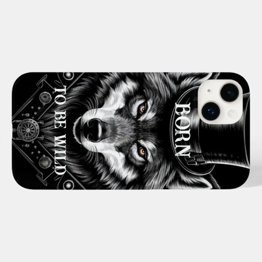Wolf iPhone Case (Achterkant (horizontaal))