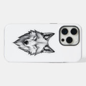 Wolf iPhone Hoesje (Achterkant horizontaal)