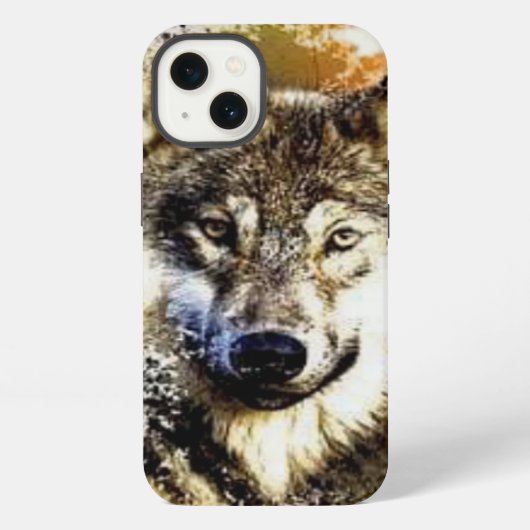 Wolf iPhone hoesje (Achterkant)
