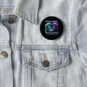 Wolf is hier nog steeds bezig met zelfmoordprevent ronde button 5,7 cm (In situ)