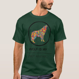Wolf is mijn spionagedier - Funny Cute Wolf T Shir T-shirt