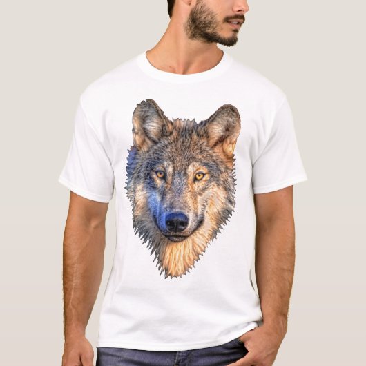 Wolf is mijn totem. t-shirt (Voorkant)