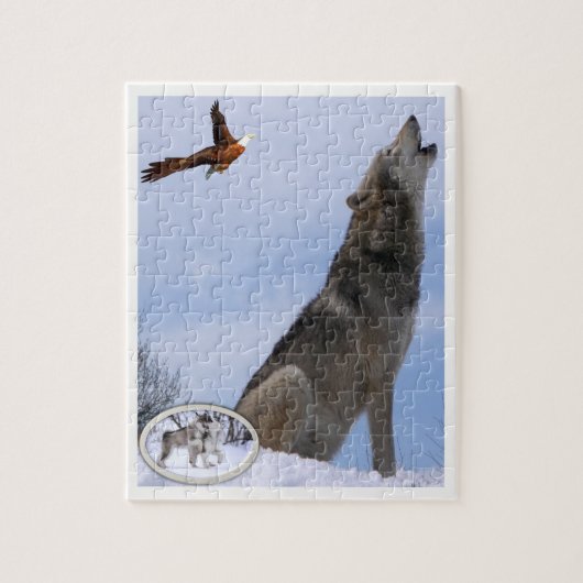 Wolf Jigzaag Puzzle Legpuzzel (Verticaal)