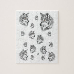 Wolf Jigzaag Puzzle Legpuzzel