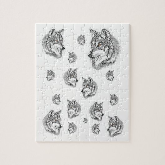 Wolf Jigzaag Puzzle Legpuzzel (Verticaal)