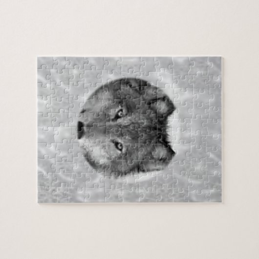 Wolf Jigzaag Puzzle Legpuzzel (Horizontaal)