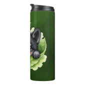 Wolf jong in het groen: thermosbeker (Geroteerd rechts)