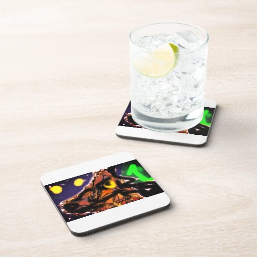 Wolf Joy Bier Onderzetter (Rechterzijde)