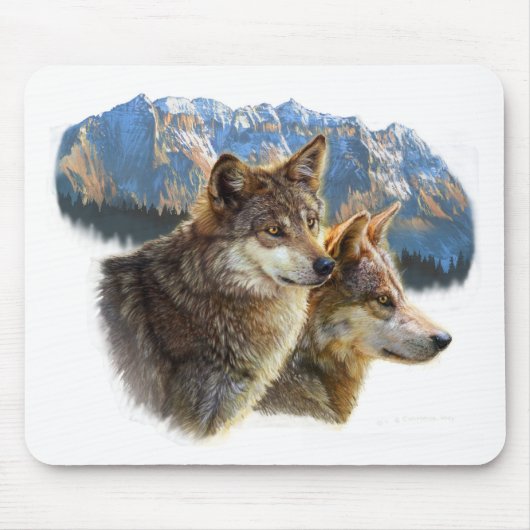 wolf.jpg muismat (Voorkant)