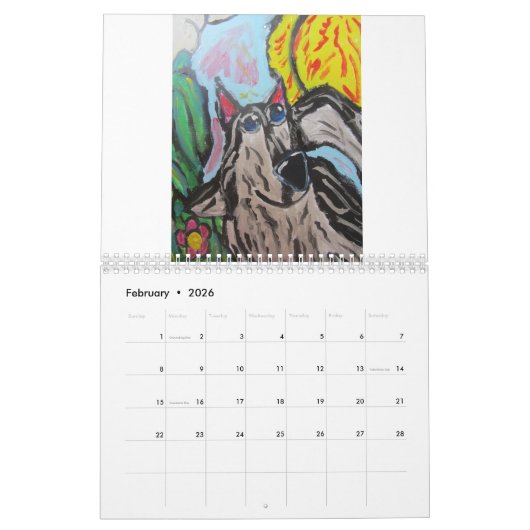 wolf kalender (Feb 2026)