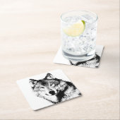 Wolf Kartonnen Onderzetters (Insitu)