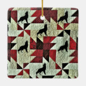 Wolf Keramisch Ornament (Achterkant)