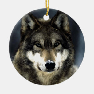 Wolf Keramisch Ornament