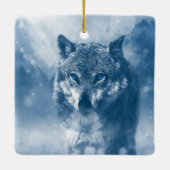 Wolf Keramisch Ornament (Achterkant)