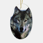 Wolf Keramisch Ornament (Links)