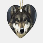 Wolf Keramisch Ornament (Links)