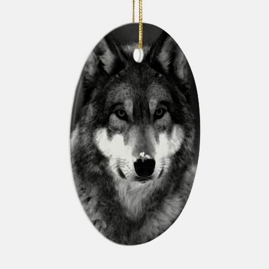 Wolf Keramisch Ornament (Rechts)