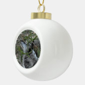 Wolf Keramische Bal Ornament (Rechts)