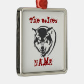 wolf keramische decoratie (Rechts)